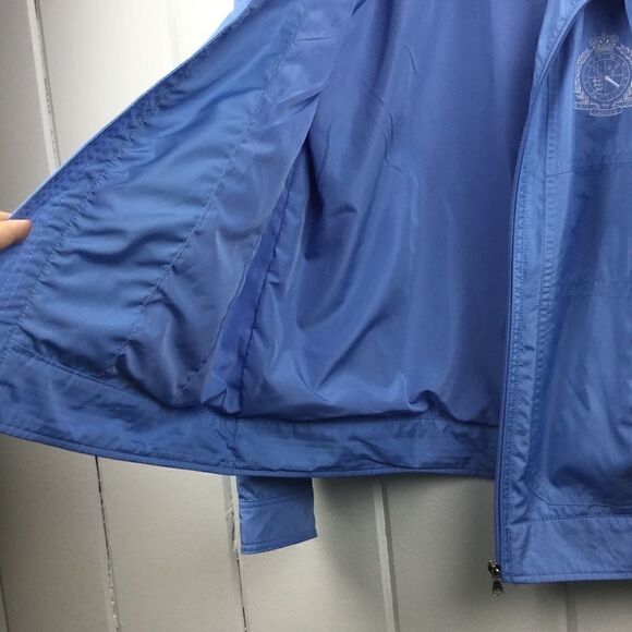 Ralph Lauren Jacket Windbreaker Baby Blue, Crest Logo, Size Medium - Picture 10 of 14